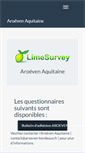 Mobile Screenshot of enquetes.aroeven-bordeaux.fr